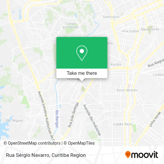 Rua Sérgio Navarro map