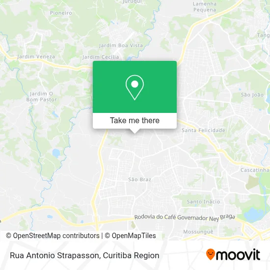 Rua Antonio Strapasson map