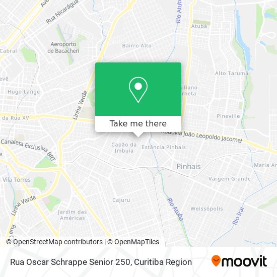 Rua Oscar Schrappe Senior 250 map