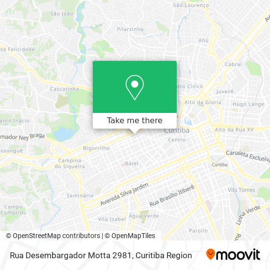 Rua Desembargador Motta 2981 map