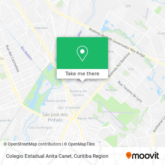 Colegio Estadual Anita Canet map