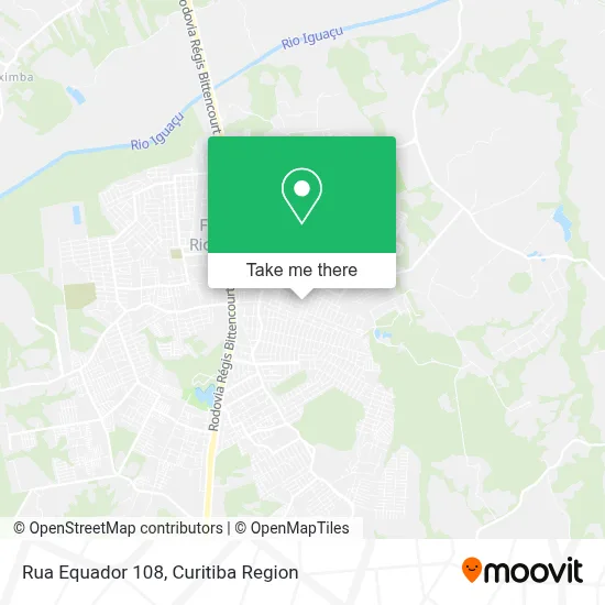 Rua Equador 108 map