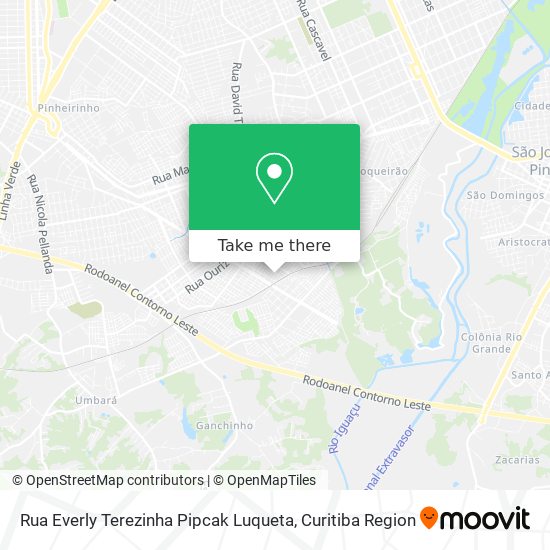 Rua Everly Terezinha Pipcak Luqueta map