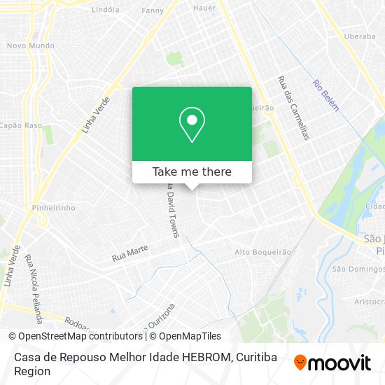 Casa de Repouso Melhor Idade HEBROM map