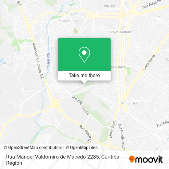 Rua Manoel Valdomiro de Macedo 2285 map