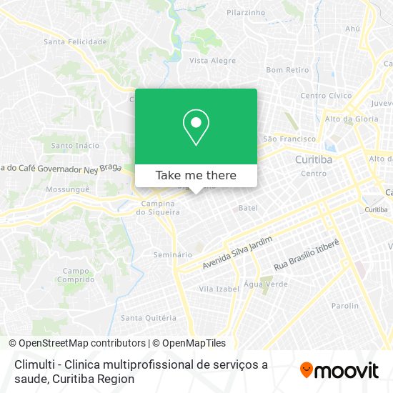 Climulti - Clinica multiprofissional de serviços a saude map