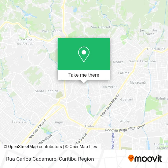 Rua Carlos Cadamuro map