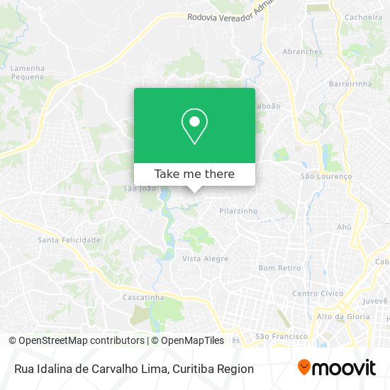 Rua Idalina de Carvalho Lima map