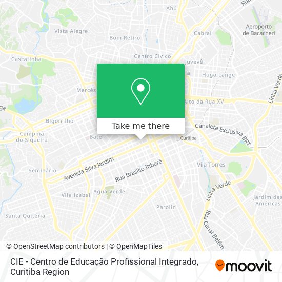CIE - Centro de Educação Profissional Integrado map
