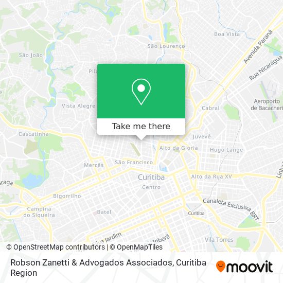 Robson Zanetti & Advogados Associados map