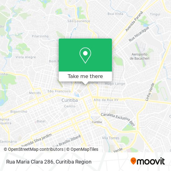 Mapa Rua Maria Clara 286