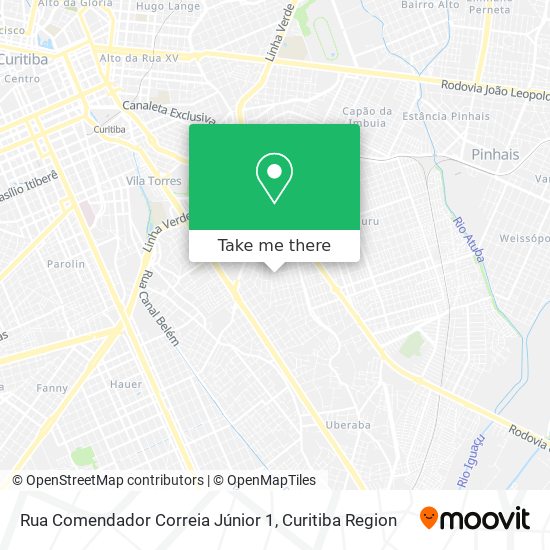 Rua Comendador Correia Júnior 1 map