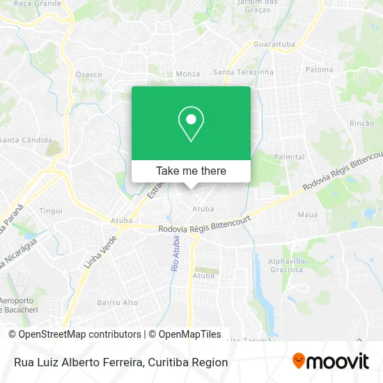 Rua Luiz Alberto Ferreira map