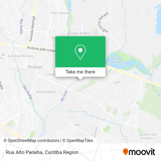 Rua Alto Paraíba map