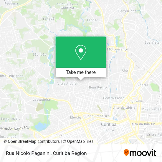 Rua Nicolo Paganini map