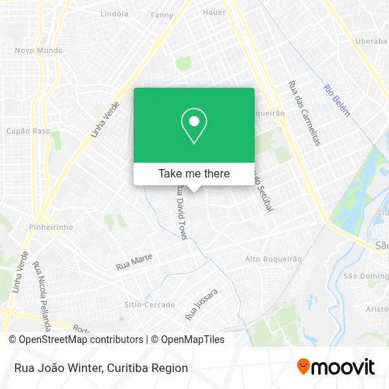 Rua João Winter map