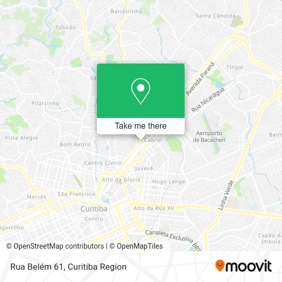 Rua Belém 61 map