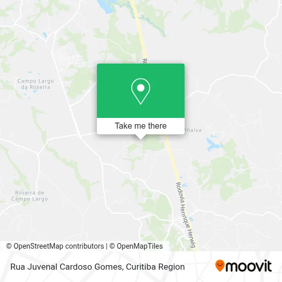 Rua Juvenal Cardoso Gomes map