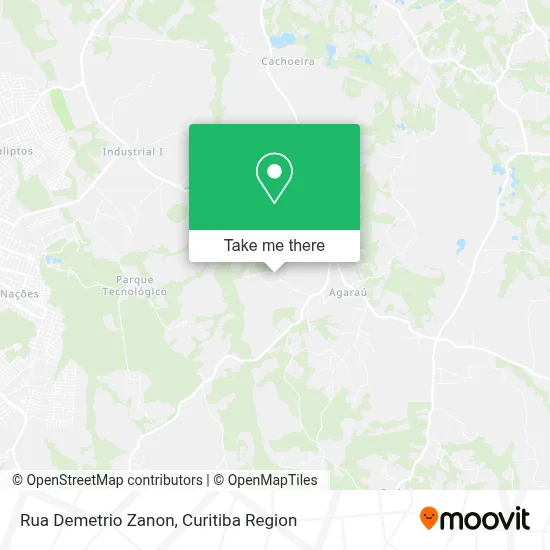 Rua Demetrio Zanon map