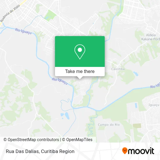 Rua Das Dalias map