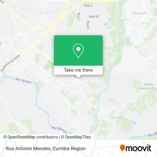 Rua Antonio Mendes map