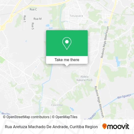 Rua Aretuza Machado De Andrade map