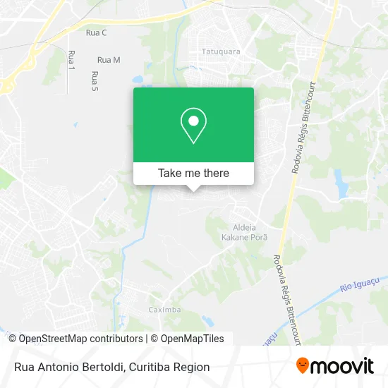 Rua Antonio Bertoldi map