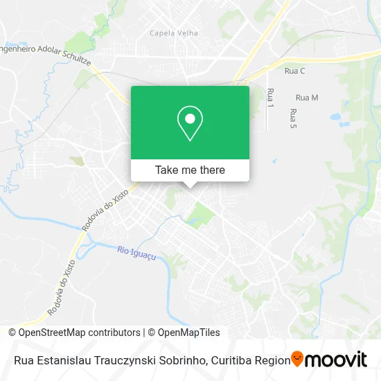 Rua Estanislau Trauczynski Sobrinho map