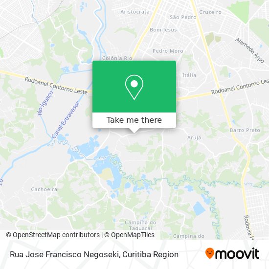 Rua Jose Francisco Negoseki map