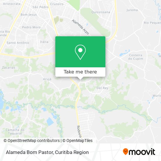 Alameda Bom Pastor map
