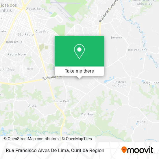 Rua Francisco Alves De Lima map