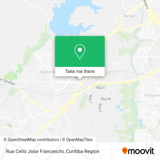 Rua Celio Jose Franceschi map