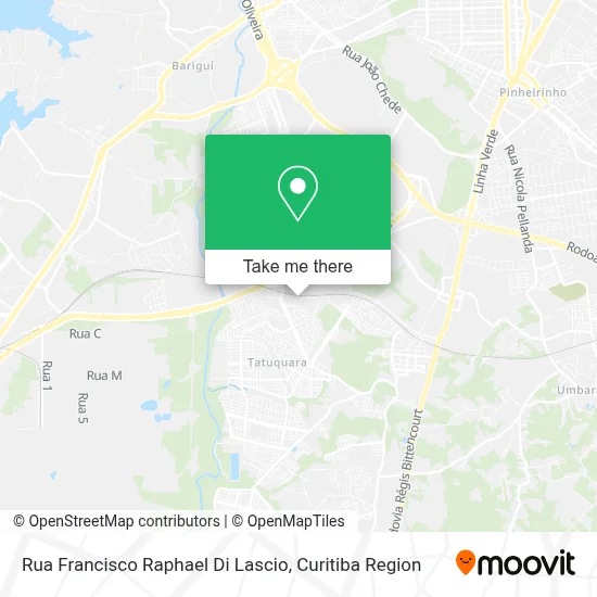 Rua Francisco Raphael Di Lascio map