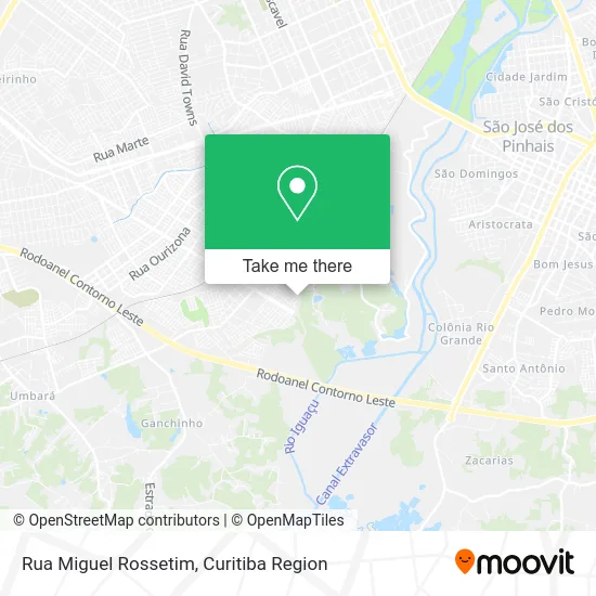 Rua Miguel Rossetim map