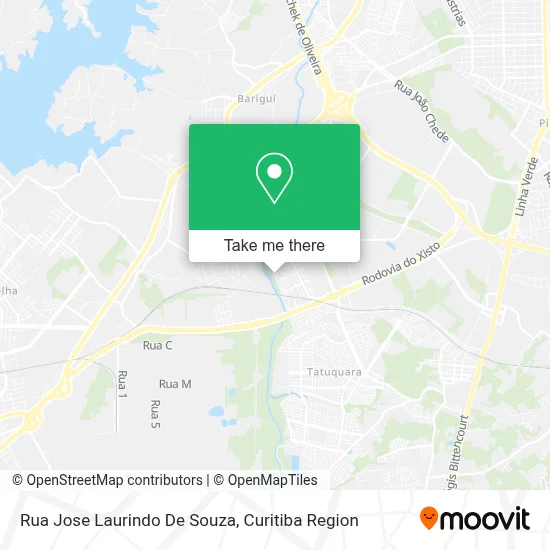 Rua Jose Laurindo De Souza map