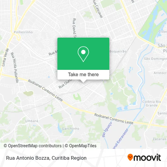 Rua Antonio Bozza map