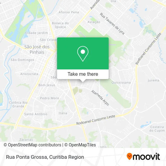 Rua Ponta Grossa map