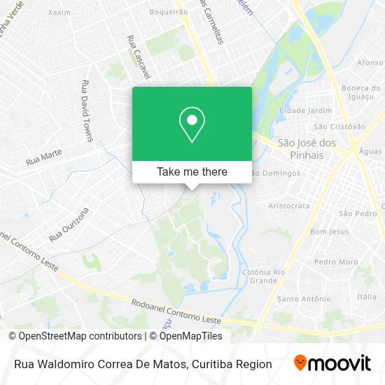 Rua Waldomiro Correa De Matos map