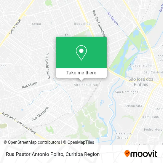 Rua Pastor Antonio Polito map