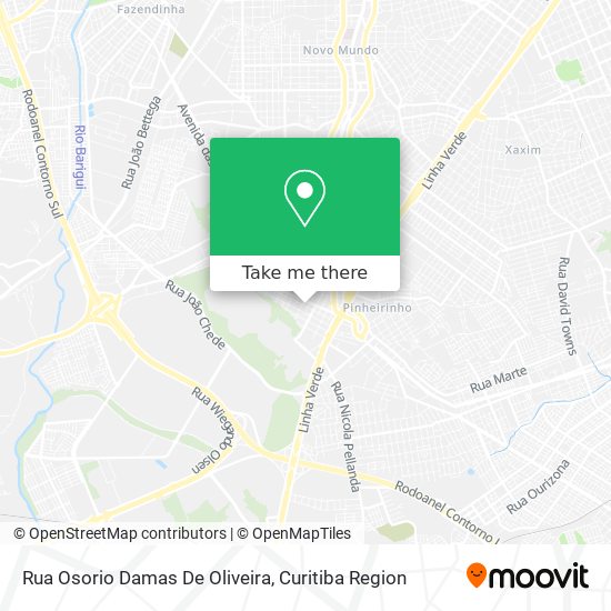 Rua Osorio Damas De Oliveira map