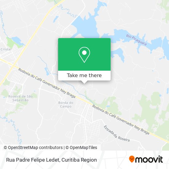 Rua Padre Felipe Ledet map