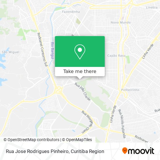 Rua Jose Rodrigues Pinheiro map