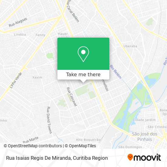 Rua Isaias Regis De Miranda map