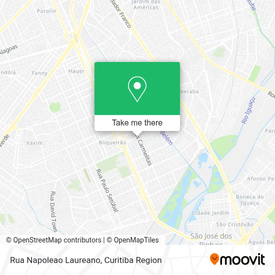 Rua Napoleao Laureano map