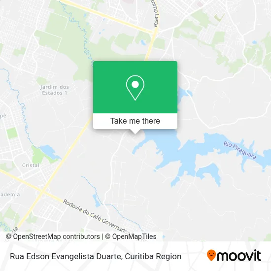 Rua Edson Evangelista Duarte map