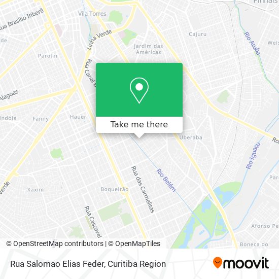 Rua Salomao Elias Feder map