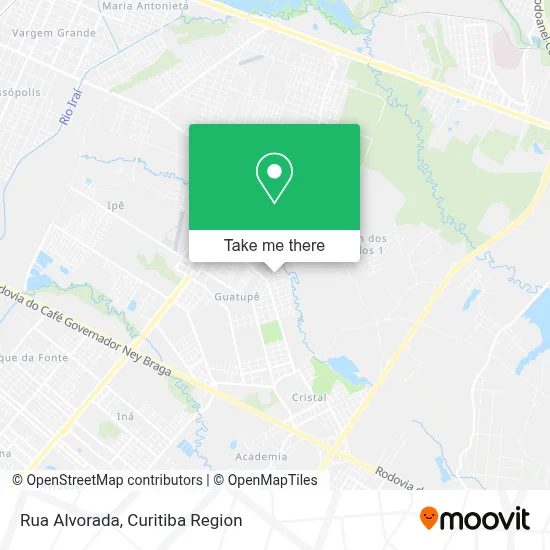 Rua Alvorada map