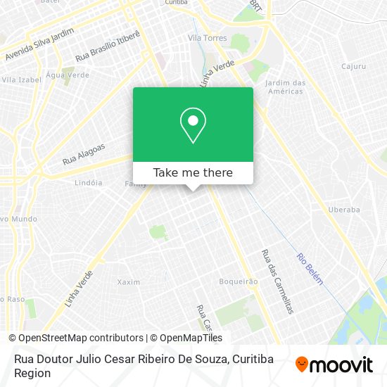 Rua Doutor Julio Cesar Ribeiro De Souza map