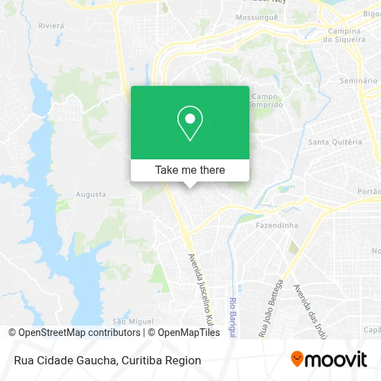 Rua Cidade Gaucha map
