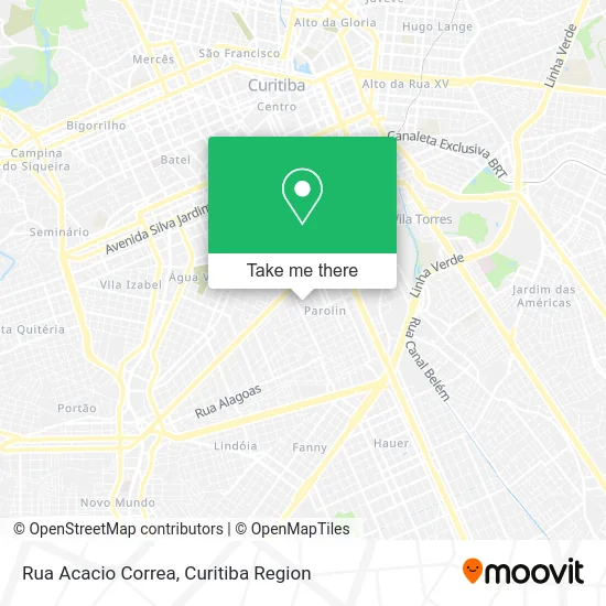Rua Acacio Correa map